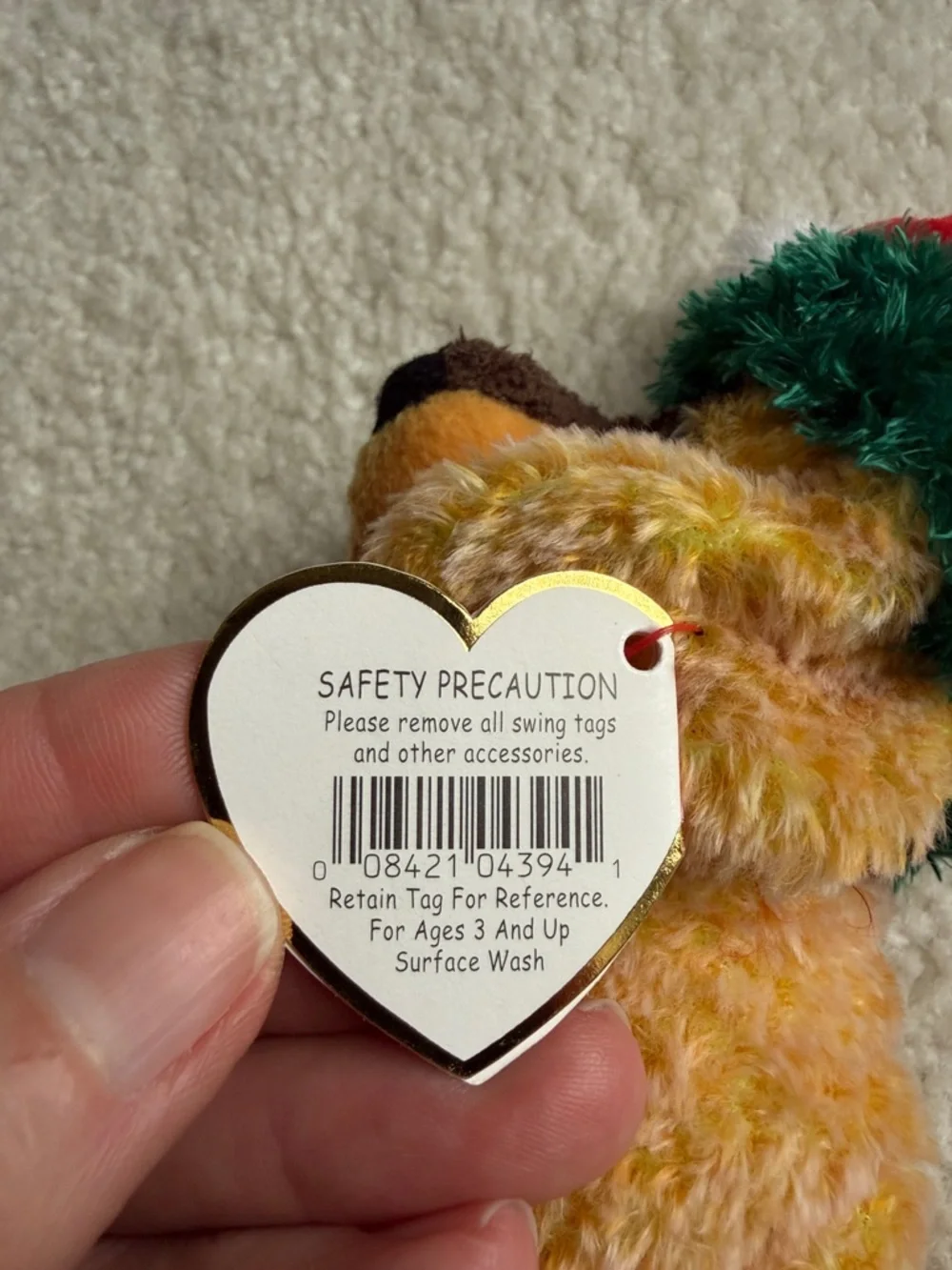 Vintage Ty Beanie Baby - Jinglepup